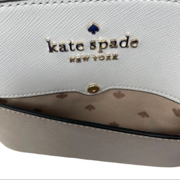 Kate Spade Staci Colorblock DomeCrossbody Bag in Warm Beige Multi NWT - Picture 12 of 14